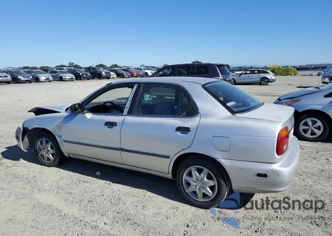 2001 Suzuki Esteem Gl из США, поврежденный, VIN JS2GB41S215208522